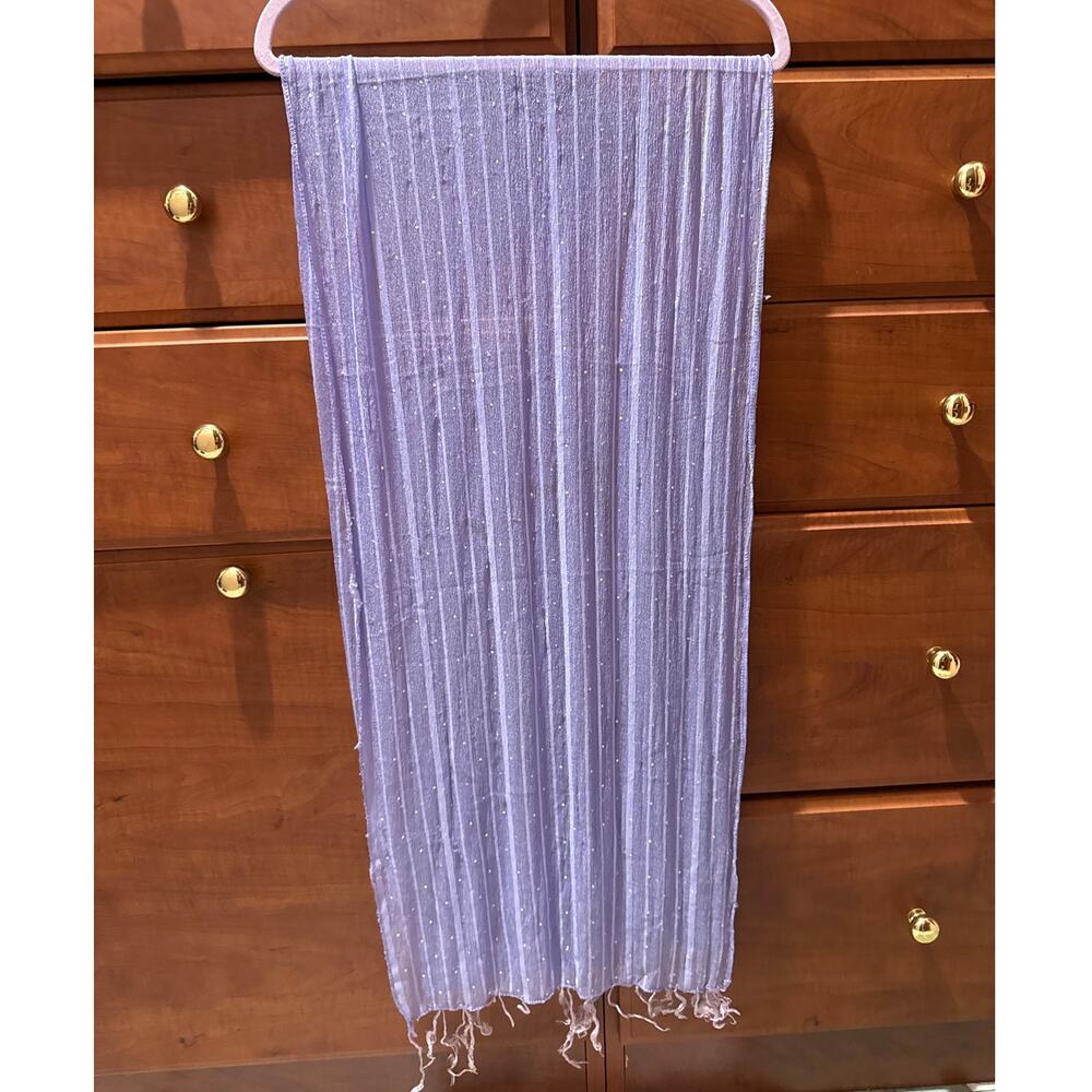 Mantilla Veil Chailna Scarf with Fringes
